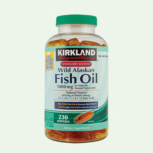 Kirkland柯克兰阿拉斯加野生鱼油 1400mg 230粒